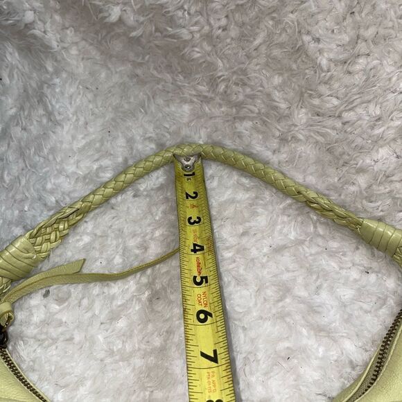 Elliott Lucca Leather mint green shoulder bag with antique tone hardwares - Picture 11 of 15